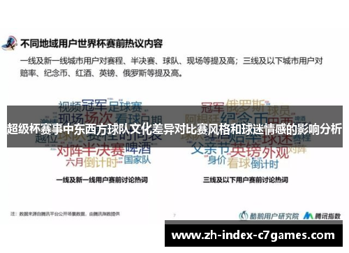 超级杯赛事中东西方球队文化差异对比赛风格和球迷情感的影响分析 超级杯赛事中东西方球队文化差异对比赛风格和球迷情感的影响分析