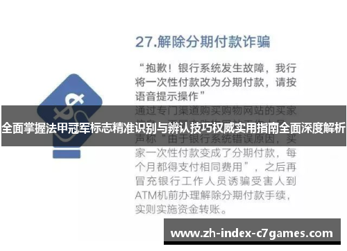 全面掌握法甲冠军标志精准识别与辨认技巧权威实用指南全面深度解析
